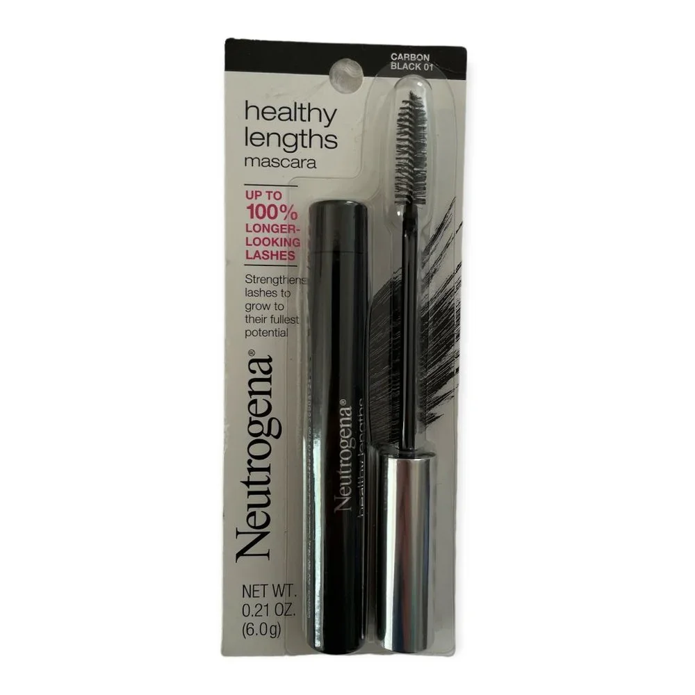 Neutrogena Healthy Lengths Mascara Carbon Black 01 .21 oz Stronger Longer Lashes